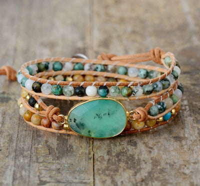 Pulseras de Cadena con Piedras Naturales para Hombre y Mujer - Image 2