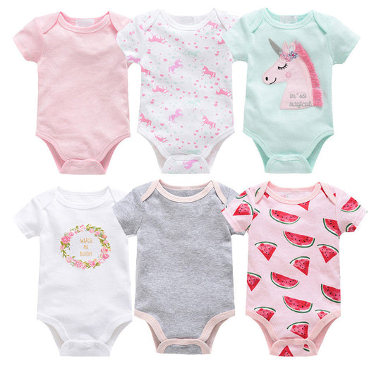 Set de 6 Bodis Cortos para Bebé - Ropa Cómoda y Práctica - Image 13