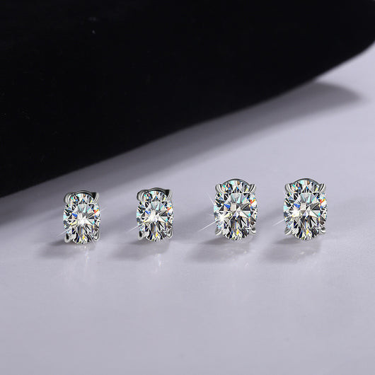 Aretes de Plata 925 con Moissanita de Gran Quilate - Image 10