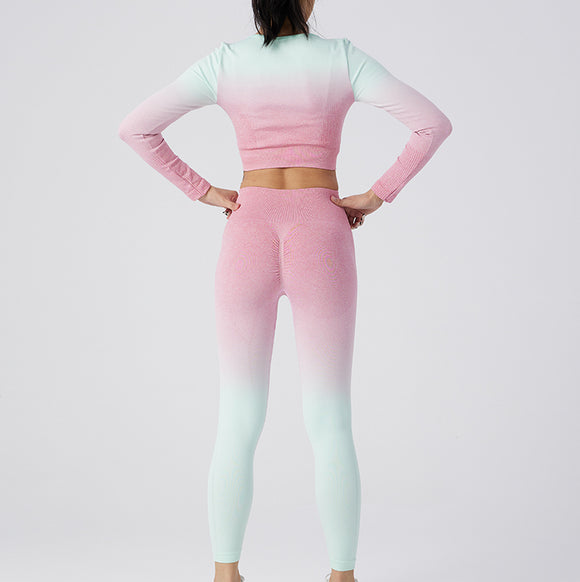 Conjunto de Pantalones Yoga Nylon para Mujer
