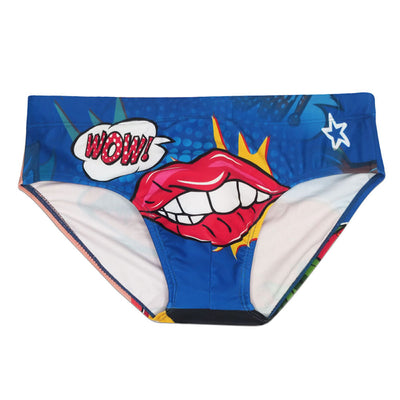 Bóxer de Baño Hombre Estampado Labios Cintura Baja Secado Rápido - Image 12