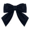Simple And Versatile Solid Color Velvet Beveled College Estilo Brooch Negro