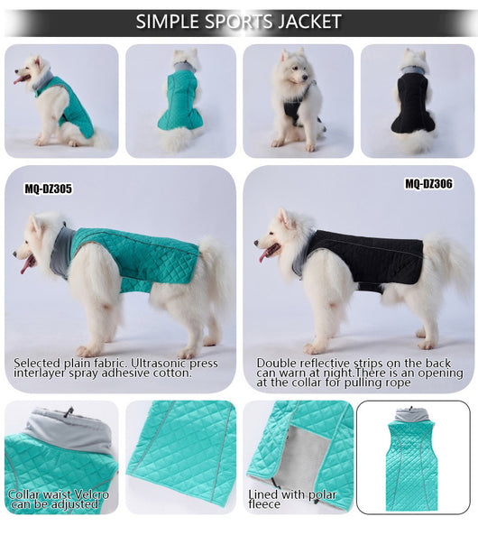 Chaqueta Impermeable y Resistente al Viento con Velcro para Perros Medianos y Grandes - Image 16