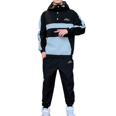 Conjunto de Dos Piezas para Hombre con Chaqueta Deportiva con Capucha - Image 5