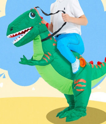Disfraz Inflable Dragón Corredor para Actividades Familiares - Image 12