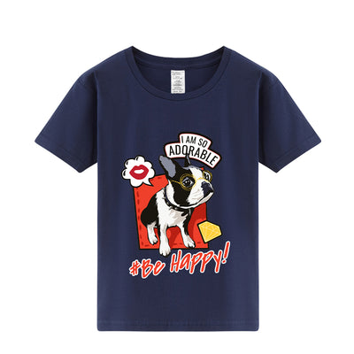 Playera Bulldog Francés Estampado Verano Manga Media - Image 20