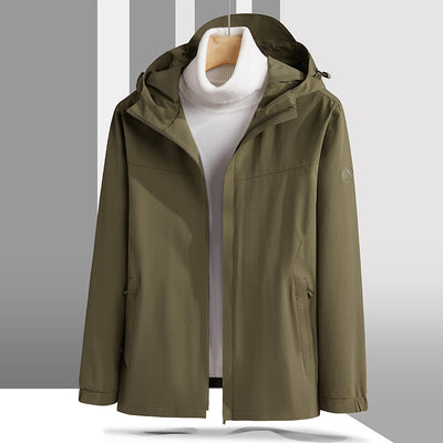 Chaqueta de Montaña Impermeable y Cortavientos Tallas Grandes - Image 4