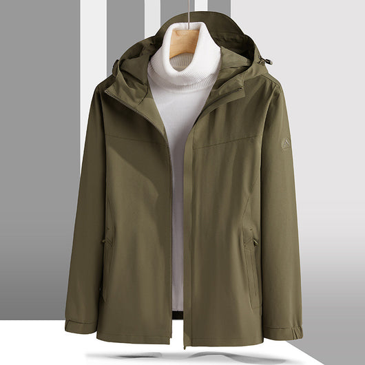 Chaqueta de Montaña Impermeable y Cortavientos Tallas Grandes - Image 4