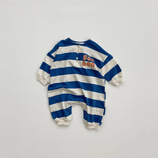 Mameluco a Rayas para Bebé - Ropa de Primavera y Otoño - Image 8