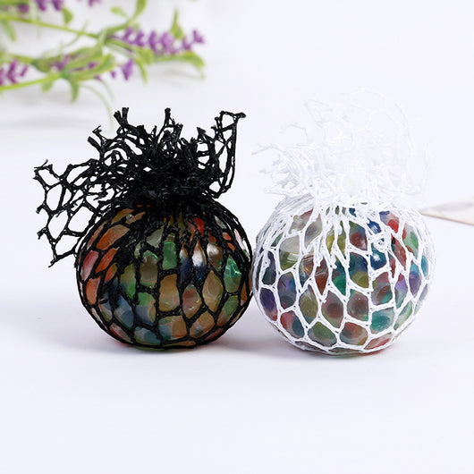 Pelota Antiestrés con Cuentas de Colores - Juguete Sensorial Descompresivo - Image 8