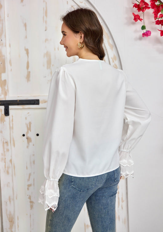 Blusa Francesa con Mangas Acampanadas Elegantes - Image 9