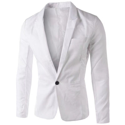 Blazer Casual Coreano Slim Fit Botón Único para Hombre - Image 5