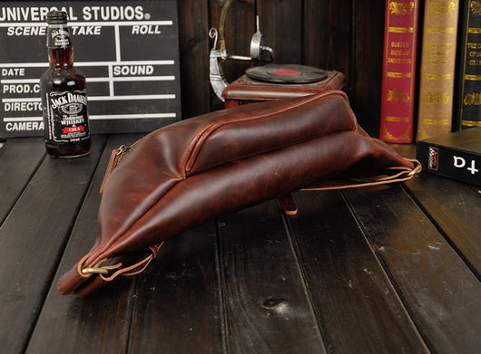 Bolsa Pecho Retro Hombre PU - Estilo Casual Una Correa - Image 14