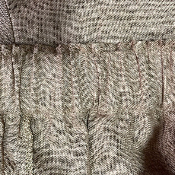 Pantalones Anchos de Lino y Algodón - Estilo Europeo
