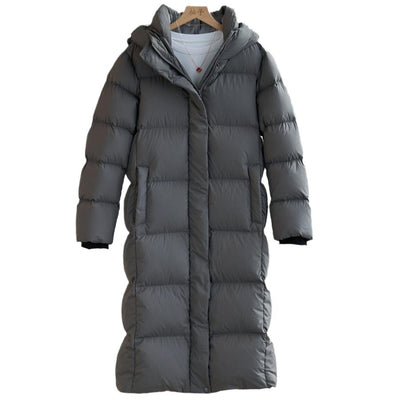 Abrigo Largo Acolchado Extra Largo para Mujer - Chaqueta Térmica Hasta la Rodilla - Image 5