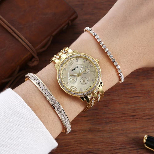 Reloj Pulsera Intercambiable Unisex de Tres Piezas - Image 11