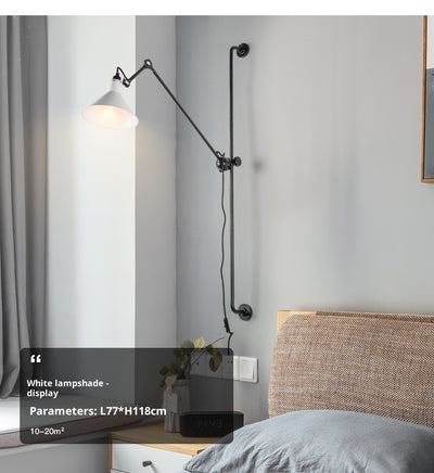 Lámpara de Pared Articulada con Protección Ocular y Enchufe - Image 14