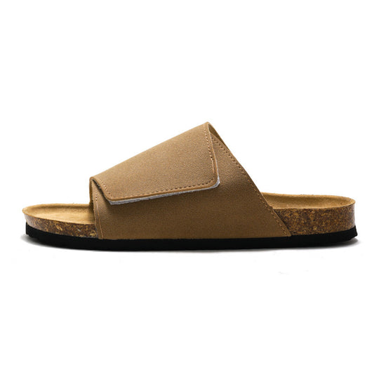 Pantuflas de Corcho y Cuero para Hombre - Sandalias Retro Cómodas - Image 9