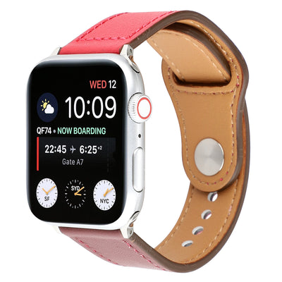 Correa de Cuero Deportiva Compatible con Apple Watch - Image 34