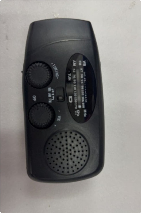 Radio Linterna Multifunción con Carga Solar y Manivela USB - Image 11
