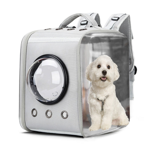 Mochila Transportadora Transparente Tipo Cápsula Espacial para Mascotas - Image 4