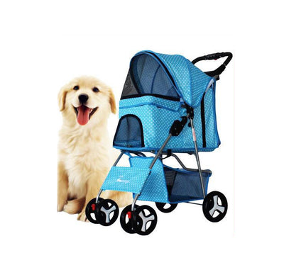 Carrito Plegable para Mascotas - Cómodo y Portátil para Perros y Gatos - Image 15