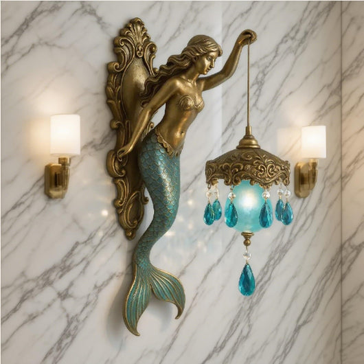 Lámpara de Pared Mitología Sirena Marina - Image 4