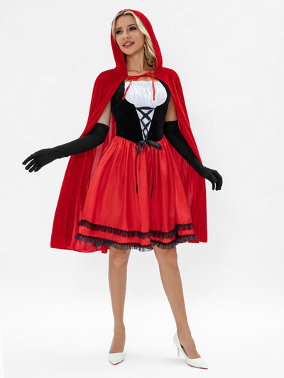 Disfraz Clásico de Caperucita Roja Europeo y Americano - Image 15