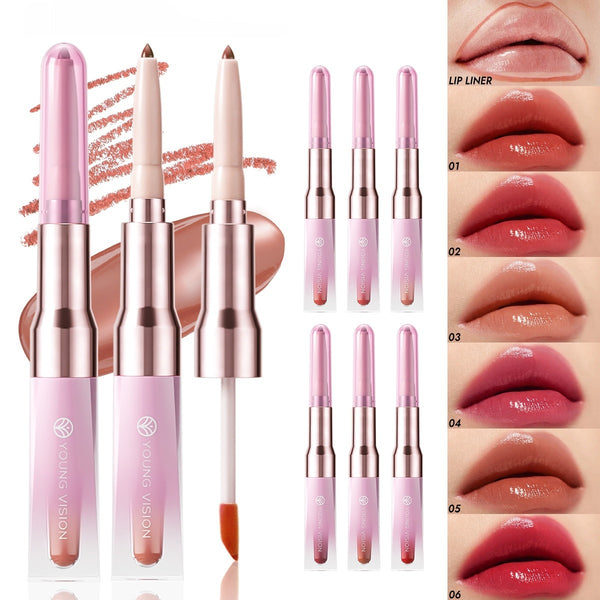 Brillo Labial 2 en 1 Multiusos para Correr