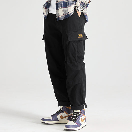 Overol Holgado Casual para Hombre con Bolsillos Amplios - Image 8