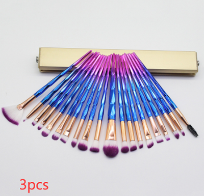 Set de Brochas de Maquillaje Diamond Multicolor Premium - Image 14