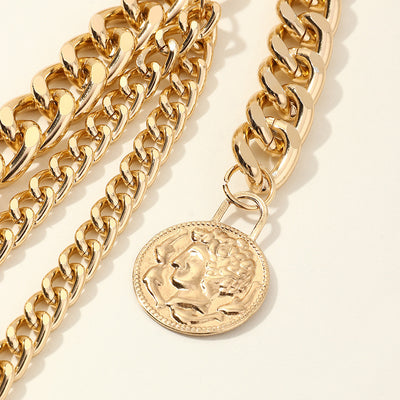 Cinturón Dorado de Cadena Estilo Coreano para Mujer - Versátil y Elegante - Image 14
