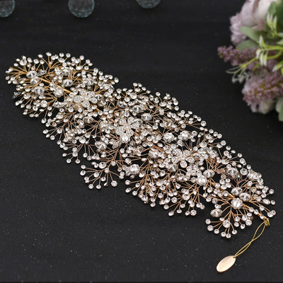 Accesorios para el Cabello Nupcial con Cristales Rhinestone Hechos a Mano - Image 8
