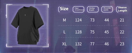 Camiseta Holgada Casual para Hombre con Bolsillos Grandes y Cuello Redondo - Image 8