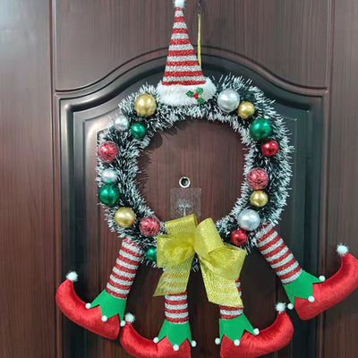 Decoración Navideña Payaso de Cuatro Patas para Puerta - Image 2