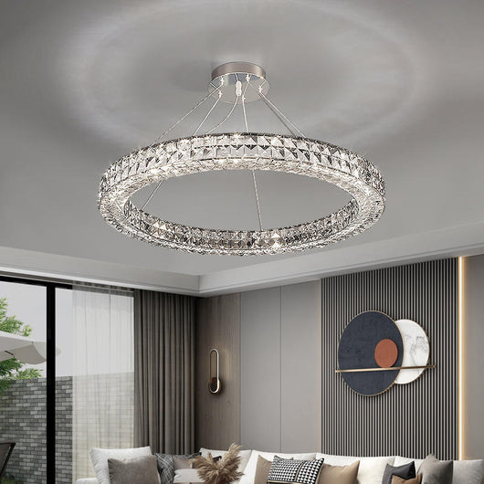 Lámpara de Araña LED Cristal Lujo Moderno Minimalista - Image 5