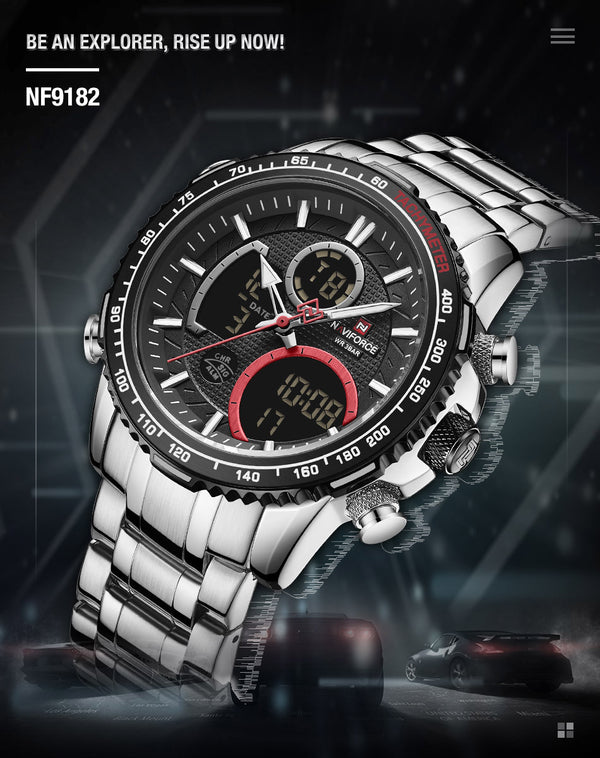 Reloj de Cuarzo Electrónico para Hombre