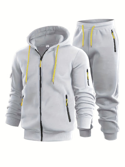 Sudadera Tipo Cardigan para Hombre con Cierre y Bolsillos en los Brazos - Image 16