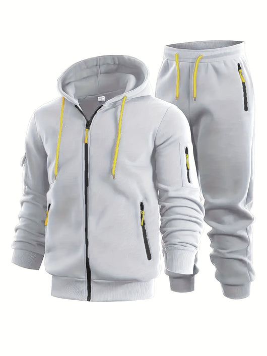Sudadera Tipo Cardigan para Hombre con Cierre y Bolsillos en los Brazos - Image 16