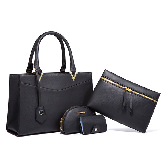 Conjunto de 4 Bolsas de Moda Europea y Americana de Gran Capacidad - Image 2