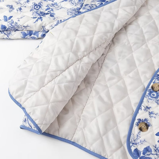 Chaqueta de Algodón Estampada Suelta y Ligera - Image 22