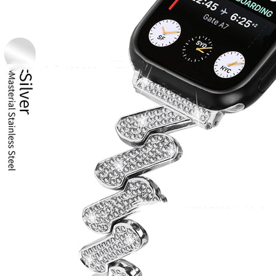 Correa de Reloj Inteligente con Diamantes Incrustados - Image 7