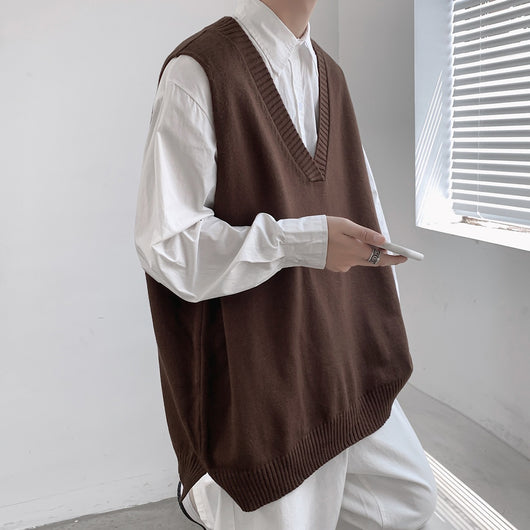 Chaleco de Punto sin Mangas para Hombre - Estilo Otoño - Image 4