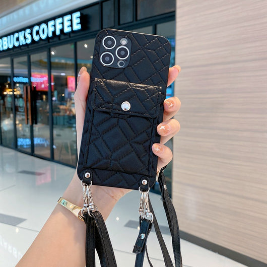 Funda de Cuero Personalizada para Teléfono con Compartimiento para Tarjetas - Image 8