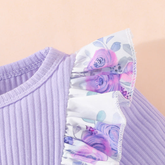 Vestido de Bebé Triangular Estampado Floral - Image 14