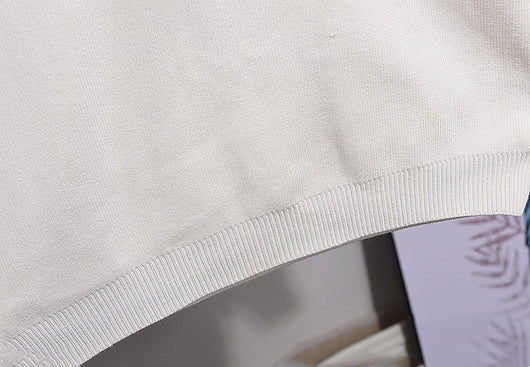 Conjunto de Dos Piezas: Suéter Tejido Holgado con Bordado de Lentejuelas - Image 13