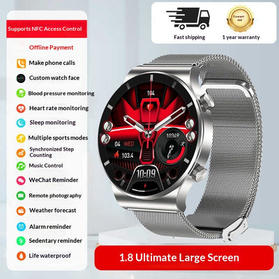 Reloj Inteligente Deportivo con Llamadas Bluetooth, Monitor de Frecuencia Cardíaca y Glucosa - Image 9