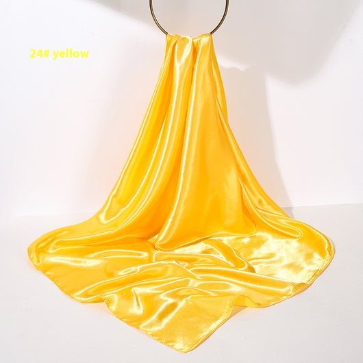 Pañuelo de Seda Artificial 90cm Satinado Brillante - Elegancia Pura - Image 27