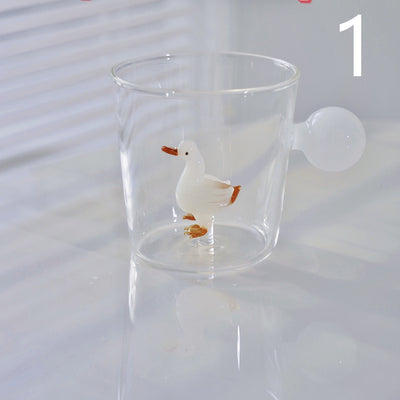 Vaso de Agua con Diseño Animal 3D en Vidrio - Image 8