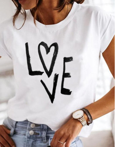 Playera Casual para Mujer con Impresión Digital 3D - Image 6
